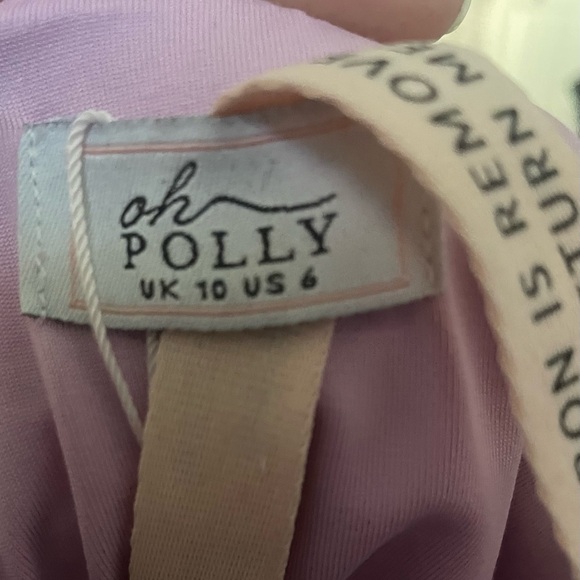 Oh Polly Pink Embellished Mini Skirt - Picture 3 of 3